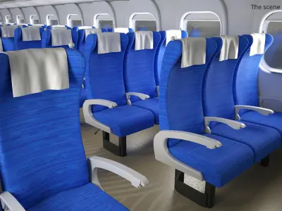  N700S Shinkansen High Speed Train with Interior 