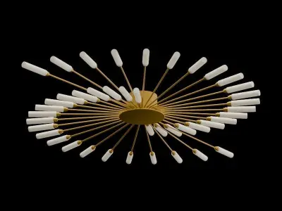 42-Light LED Ceiling Light 3D model