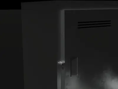 locker lockers - lockers Low-poly 3D model