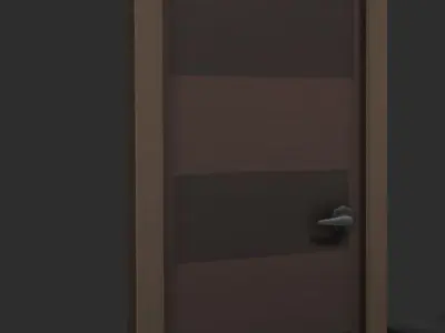 Doors Low-poly 3D model