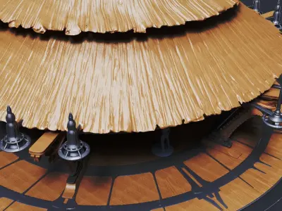 Star wars kashyyyk tree house 3D print model