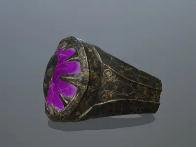 Heal Ring Low-poly 3D model