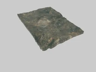 Bulawayo City Low-poly 3D model