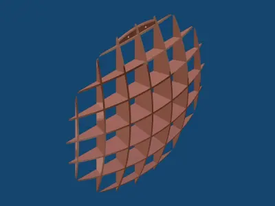KEY HANGER Low-poly 3D 3D print model
