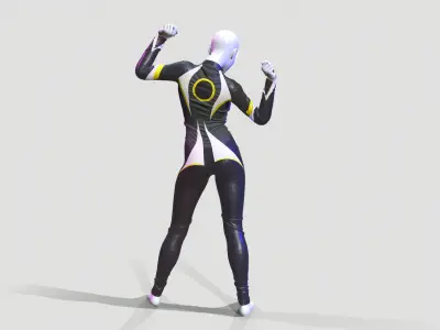 Sci-Fi Body Suit 3D model