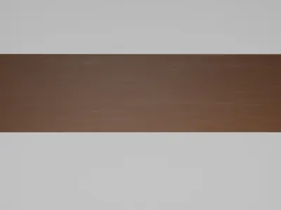 Realistic wooden window - Textured  3D model