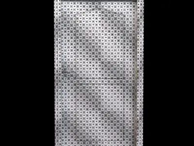 Wooden Door Low-poly 3D model