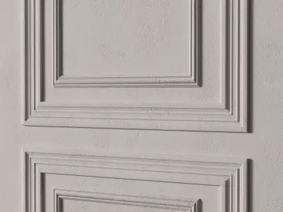 Classic 3D Wall Panel Elegant Design for Interior Decor 12 3D model