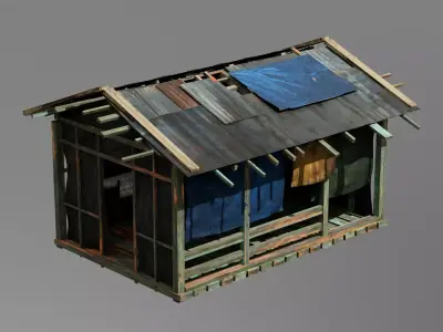 slums house Free 3D model