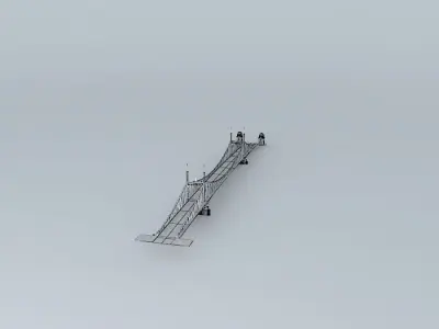 Liberty Bridge Budapest Hungary Liberty Bridge 3D model