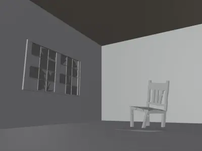 Abandoned Chair  3D model