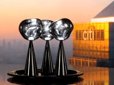 NEW Set  -TOM DIXON MELT - PORTABLE  Cone floor Slim  Fat table 3D model