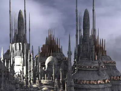 Asgard Scifi version kit bash 2 3D model