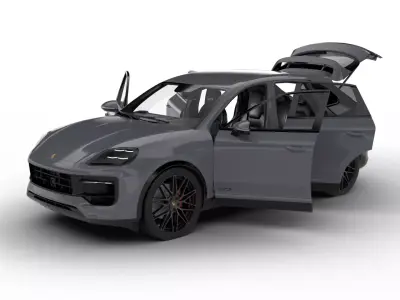 Porsche Cayenne GTS 2025 HQ 3d model 3D model