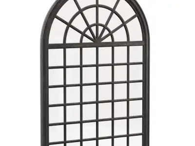 Arch windows  Low-poly 3D model