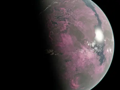 Planet Io 12K 3D model