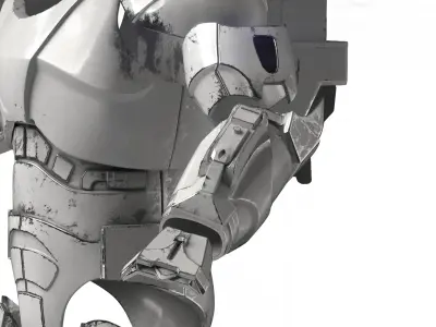 Clone Commando Gregor Armor helmet Clone Wars Star Wars  3D print model