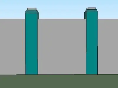 HOUSE BOUNDARY WALL LATEST DESIGN 3D model