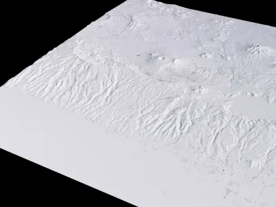 San Salvador El Salvador City Landscape 3D Model 3D model