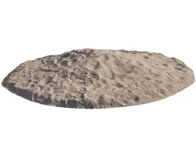 Pile of Beach Sand 3D model