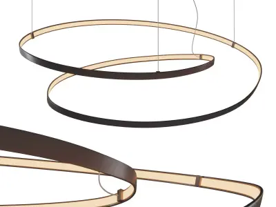 Heaven circular pendant light 3D model