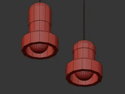 Cement pendant 3D model
