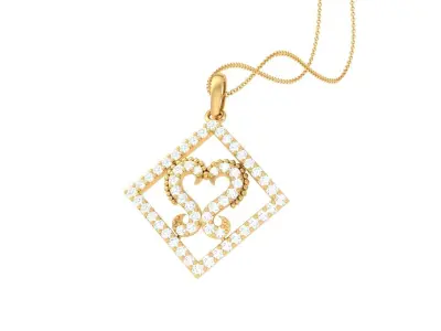 Diamond Pendant 3D print model