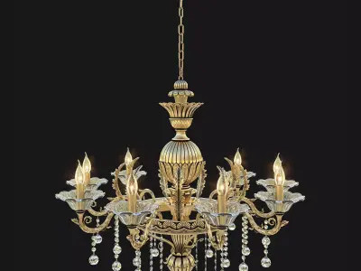Classic Chandelier 3 3D model
