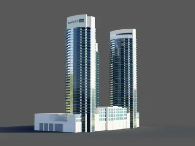 The lofts towers - Dubai 3D model