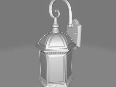 Ramirez Bulb Outdoor Wall Lantern 3D model