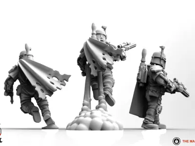 Bounty Hunter Assassin 3D print model