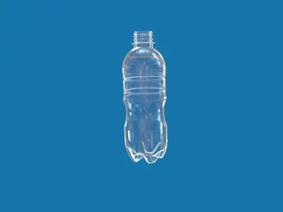  400ml real bottle pet with 28mm 1881 mm neck 3D print model