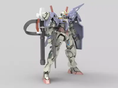 Gundam 00 Aile Finish 3D model