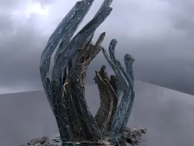 Guggenheim Sci fi modern art 3D model