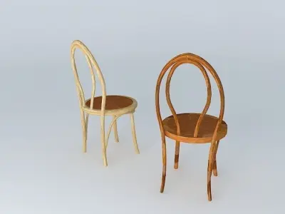 Clasic BENTWOOD Cafe Chairs Free 3D model