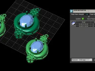 Half set 0031 3D print model