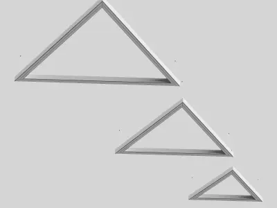 Modular luminaire HOKASU Delta Free 3D model