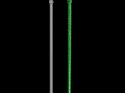 Riddler Skull Cane Prop  3D print model