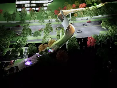 Pedestrian Bridge -B2 3D model