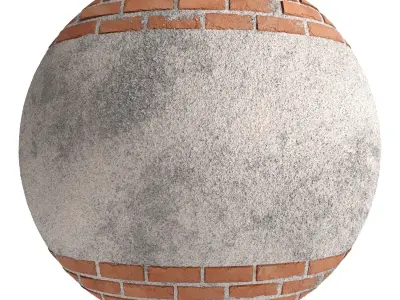 Cement Materials 6 - By 3 color Pbr By Sbsar 4k Texture