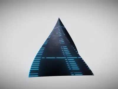 Mystic Alien Pyramid 3D model