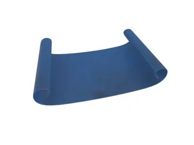 Scroll Paper v1 012 Low-poly 3D model