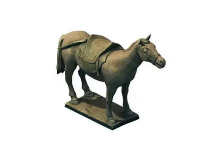 Game Model - Terracotta Warriors and Horses 3D model