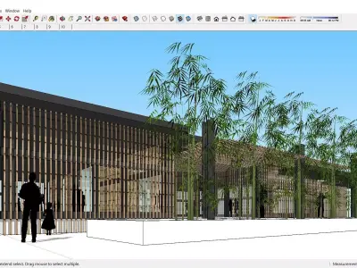 Sketchup Cultral Center 146 3D model