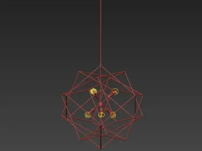 Aerial Chandelier 3D model