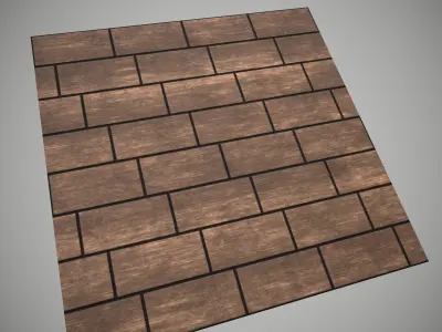 Tiled wooden pbr material Texture