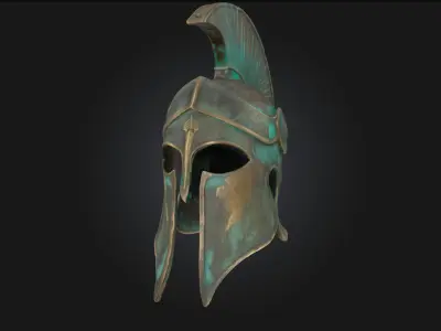 Ancient Warriors Helm  Relic of a Forgotten Champion 3D model
