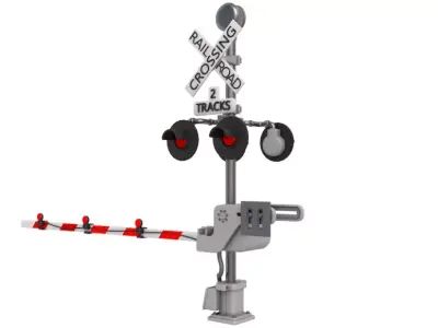 Railroad Crossings collection 3D model