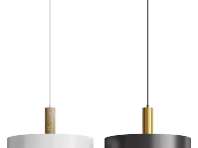 Slate Pendant Lamp 3D model