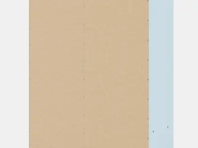 KLEPPSTAD Wardrobe with sliding doors Low-poly 3D model